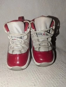 Nike Air Jordan 11 Retro Cherry Red Toddler Size 6c - Picture 1 of 4