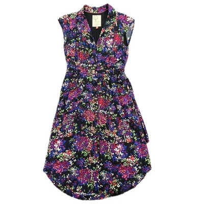 Vestido Conversations by Anthropologie 32 de 52 Estampado Floral Negro Multi Talla 0 Foto 1 de 4