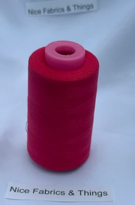 50 Spools - Red A195 Multi Purpose Sewing Thread - Image 1 of 3