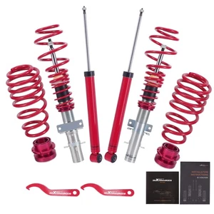 Coilovers Suspension Kit fit for VW Polo MK4 9N 2001-2014 1.4 1.6 1.8 1.9 TDI - Picture 1 of 12