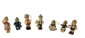 Lotto decorazioni natalizie vintage Berta Hummel Goebel mini bouquet ninna nanna innevata - Foto 1 di 15