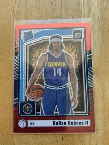 DARON HOLMES 2024 DONRUSS OPTIC CHOICE RED RATED ROOKIE /88 (RC) - NUGGETS - Picture 1 of 2
