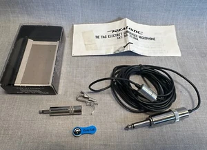 Realistisches Kondensatormikrofon Nr. 33-1056A 600 Ohm mit 2 Batterien - FUNKTIONIERT! - Bild 1 von 23
