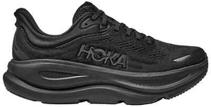 HOKA MENS BONDI 9 BLACK SIZE 10 BRAND NEW IN BOX - Picture 1 of 6