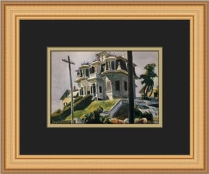Edward Hopper Haskett's House Custom Framed Print - Picture 1 of 2