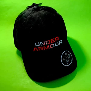 UNDER ARMOUR UA Youth Boys Snapback Hat ONE SIZE Black w/Silver, Red - Picture 1 of 12