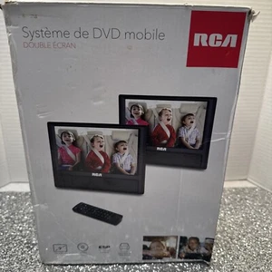 RCA 9-INCH MOBILE DVD PLAYER WITH ADDITIONAL 9-INCH SCREEN. - Picture 1 of 6