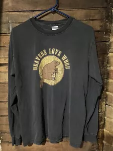Vintage Beavers Love Wood Comedy Gag T-Shirt Men's M Long Sleeve Single Stitch - Picture 1 of 6