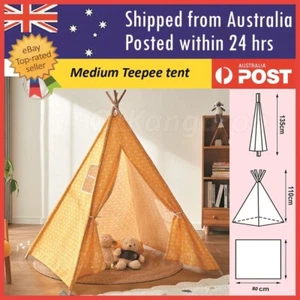 Play Teepee Tent Children Boys Girls Indoor Outdoor Toddler Sleepover Tents AU - Picture 1 of 6