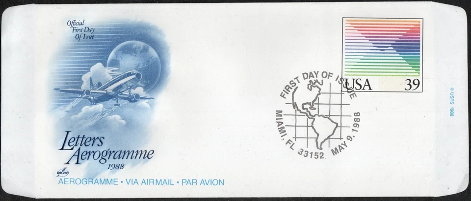 US Scott #UC61 FDOI Letter Sheet - Image 1 of 1