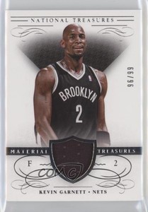 2013-14 Panini National Treasures Material Treasures /99 Kevin Garnett #29 HOF