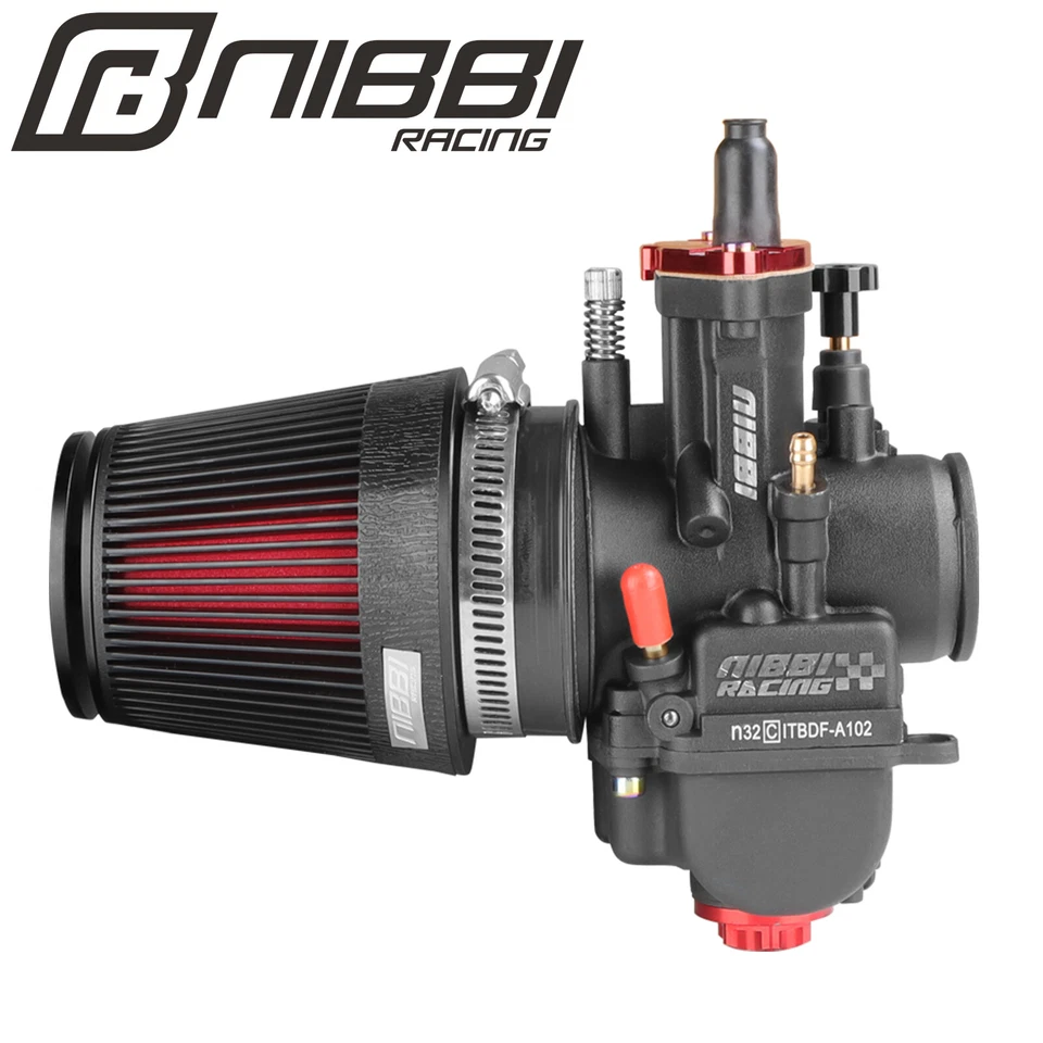 NIBBI PWK 32mm Carburetor Air Filter Kit For Royal Enfield Bullet 500 2000-Later - Image 1 of 4