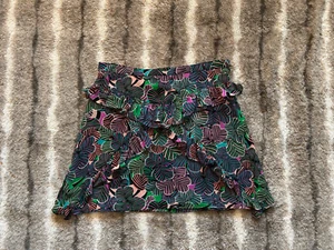 Marc Jacobs Pattern Multicolor 100% Silk Lined Mini Skirt Size 8 - Picture 1 of 2