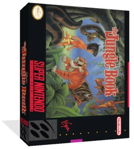 - Jungle Book SNES  Game Case Box + Cover Art work Only  - Picture 1 of 9