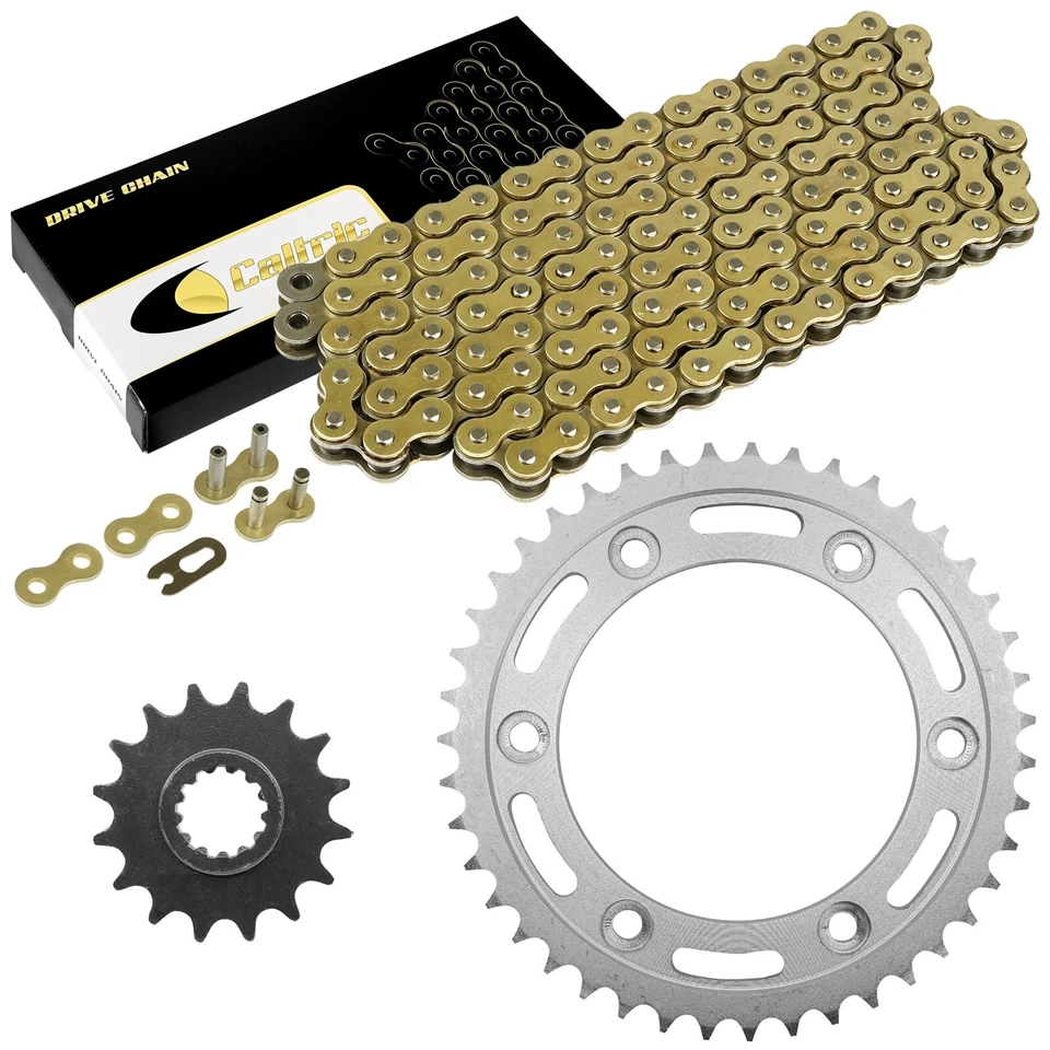 Drive Chain & Sprockets Kit for Honda CBR929RR CBR954RR Fire Blade 00-03 Gold - Image 1 of 4