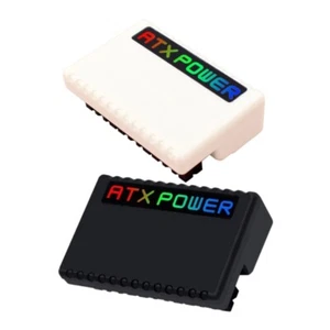 24Pin 90Degree Adapter With 3Pin ARGB Lights For Computer Case Mainboard - Photo 1/10