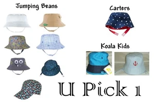 Sun Hat Bucket BOYS Beach Fun Cute Swim Water Pool Kids swim Wide Brim Summer - Picture 1 of 26