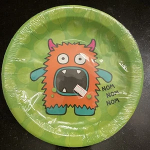 Brand New Party Paper Plates - Monster Madness (32 plates) - Picture 1 of 2