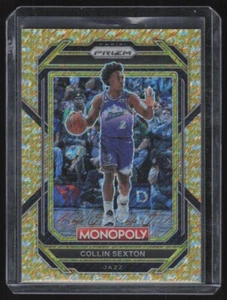 2022-23 GOLD MONEY MILLIONAIRE SHIMMER COLLIN SEXTON 338/500 UTAH JAZZ #85 - Picture 1 of 2