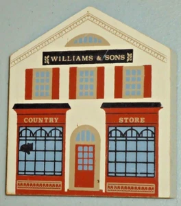 Williams & Sons Country Store The Cat's Meow Serie VI Holzgebäude Wohndeko  - Bild 1 von 2