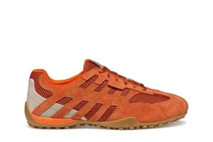 Zapatillas Geox U Snake Original A brick cordones RESPIRA Trend NUEVO U55MNA C6014 - Imagen 1 de 1