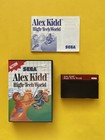 ALEX KIDD High Tech WORLD Sega MASTER System 1989 Game + Original Packaging Box CIB MS 80 3 2 1