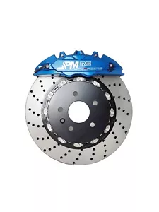 JPM RS Anodizado Azul Forjado Freno Grande 4 Potes Pinza con Disco 355mm 2 PIEZAS para W211 - Imagen 1 de 1