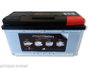 Batterie camping car 12v 130ah à decharge lente haut de gamme prête à l'emploi