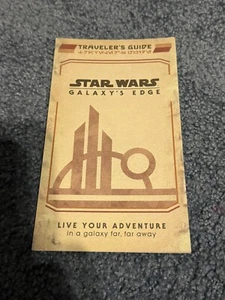 Disney Hollywood Studios Star Wars Galaxy's Edge Traveler's Guide Map Brand New - Picture 1 of 1