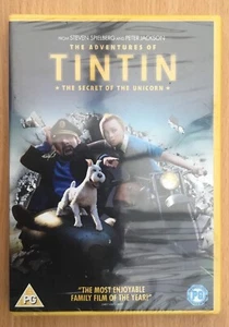 🌟TIN TIN🌟THE SECRET OF THE UNICORN🌟DVD FILM🌟NEW AND SEALED🌟UK🇬🇧SELLER🌟 - Picture 1 of 4