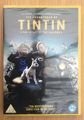 🌟TIN TIN🌟THE SECRET OF THE UNICORN🌟DVD FILM🌟NEW AND SEALED🌟UK🇬🇧SELLER🌟 - Image 1 of 4