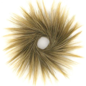 Haargummi Scrunchie Haarteil Haarverdichtung goldbraun Poly Mesh Ref: 21 6t24b - Imagen 1 de 2
