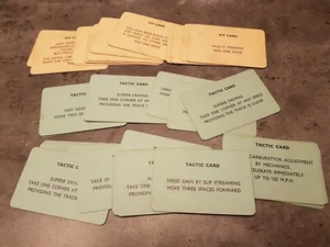 Waddingtons Games. FORMULA One. 1962 Pit & Tactic Cards. Board Game Spare. - Picture 1 of 8