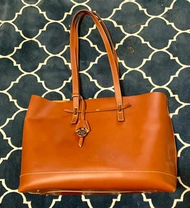 Dooney and Bourke Italia Natural Leather Handbag - Picture 1 of 10