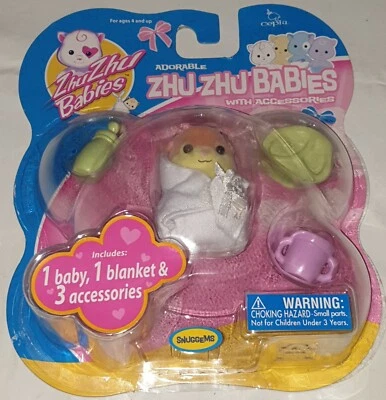 Zhu Zhu Babies - Snuggems - Complete with Accessories - New in Pack - image 1 of 4