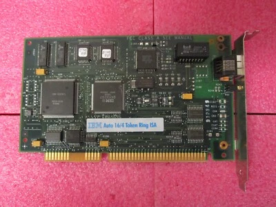 IBM Auto 16/4 Token Ring ISA Adapter 92G7638 A - Image 1 of 4