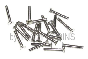 20-SS M4-0.7 X 25MM PFH PHILLIPS CABEZA PLANA MÁQUINA MÉTRICA TORNILLOS ACERO INOXIDABLE - Imagen 1 de 1