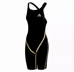 💦Adidas Size 24" Adizero Freestyle Opened Back Swimsuit EK1326 + Sack Bag A5 - Picture 1 of 12