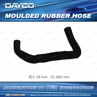 Dayco Lower Radiator Hose for Daihatsu Rocky 2.8L 4 cyl OHV 1984-1999 - image 1 of 2