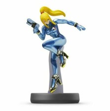 Nintendo Amiibo Super Smash Brothers Zero Suit Samus Figure