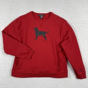 The Black Dog Sweatshirt Youth Medium Red Kids Pullover Pockets Preppy Casual - Picture 1 of 14