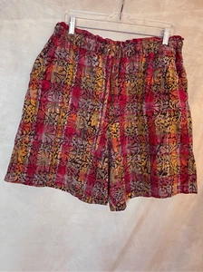 Vintage 90s Boho Women’s Shorts Plus Size - Picture 1 of 4