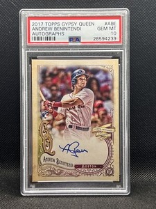 2017 TOPPS GYPSY QUEEN - Andrew Benintendi RC Auto! -  PSA 10 RED SOX / Yankees