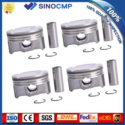 4PCS Pistons & Ring Kit 23410-2G400 for Kia Optima SPORTAGE 2011-2013 2.0L TURBO Foto 1 de 4