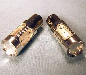 BY) Un par de bombillas LED delanteras amarillas / WCCC1157YPR / para luces traseras de secuenciación - Imagen 1 de 2