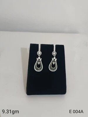 Handcrafted 925 pure Sterling Silver Luxe Earrings for women party/occasional - Image 1 of 3