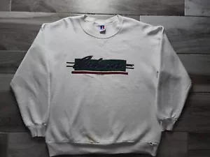Vtg 90s Auburn University Tigers War Eagle Tiger Rags Sweatshirt 3XL White Retro - Picture 1 of 14