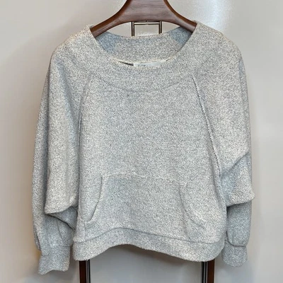 Vintage Havana Women's Gray Batwing Sleeve Sweater with Pocket size Small - Image 1 of 4