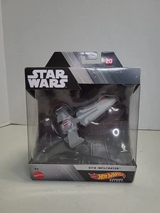 Star Wars Hot Wheels Sith Infiltrator Starship Vehicle #20 HHR14 - Imagen 1 de 7