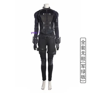 The Avengers Black Widow Natasha Halloween Cosplay Kostüm Overall Outfits Weste - Bild 1 von 16